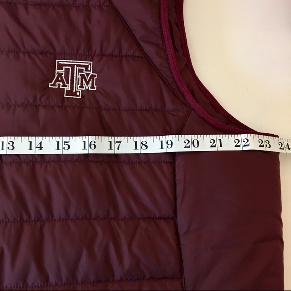 NWT Cutter & Buck Texas A&M Aggies Puffer Vest - Picture 5 of 8